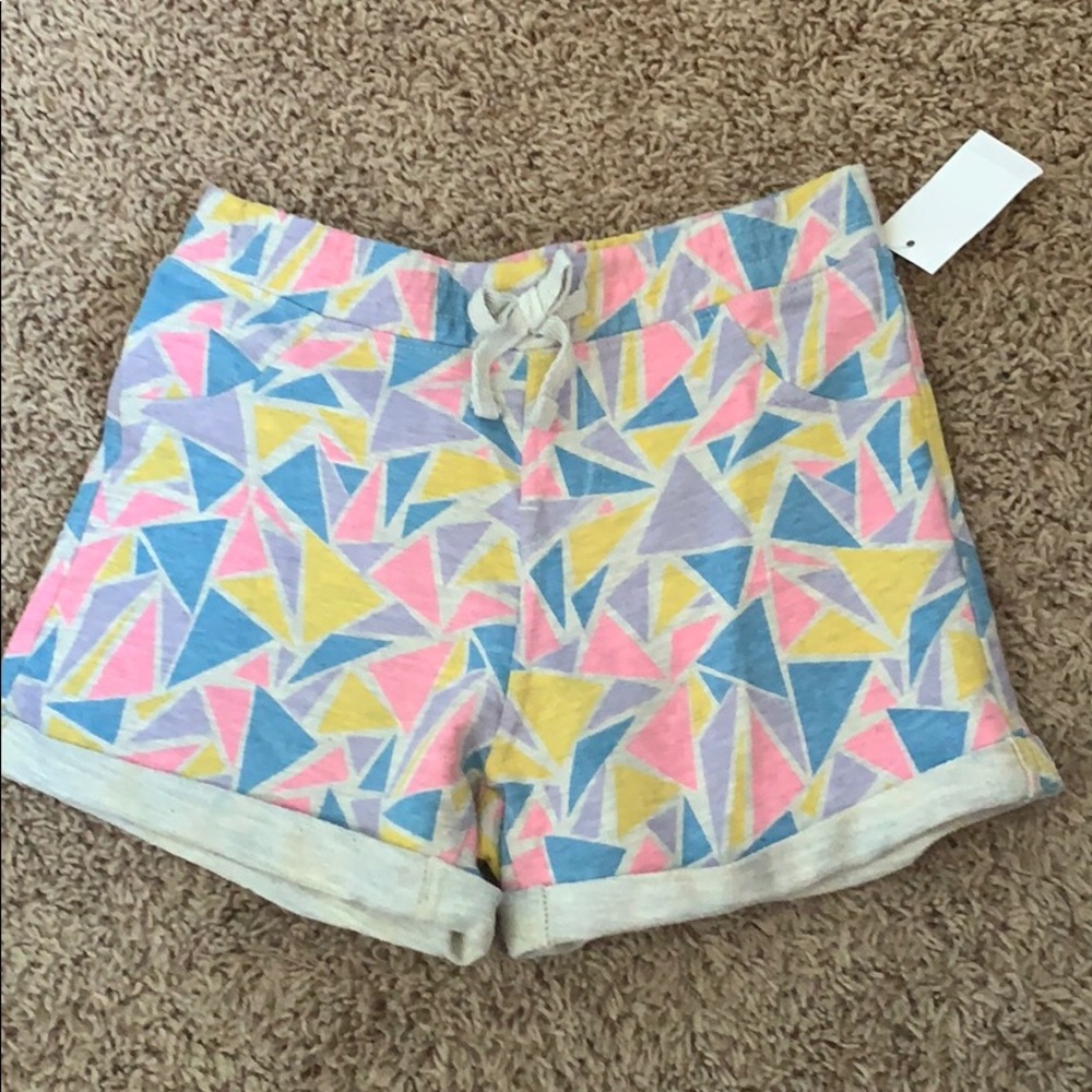 Shorts with triangle shapes